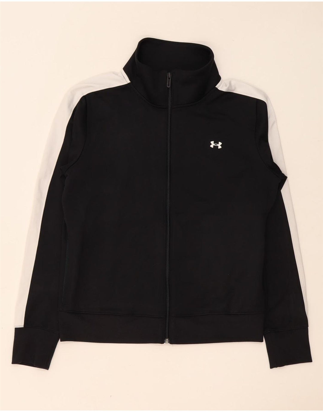Мужской спортивный костюм Under Armour, верхняя куртка, маленький черный полиэстер с цветными блоками