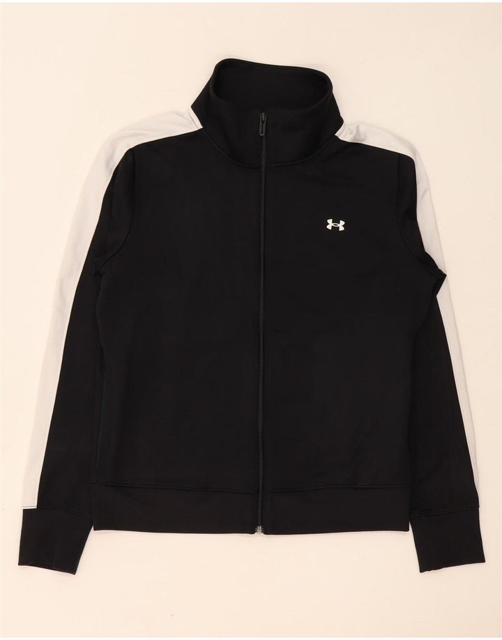 Мужской спортивный костюм Under Armour, верхняя куртка, маленький черный полиэстер с цветными блоками