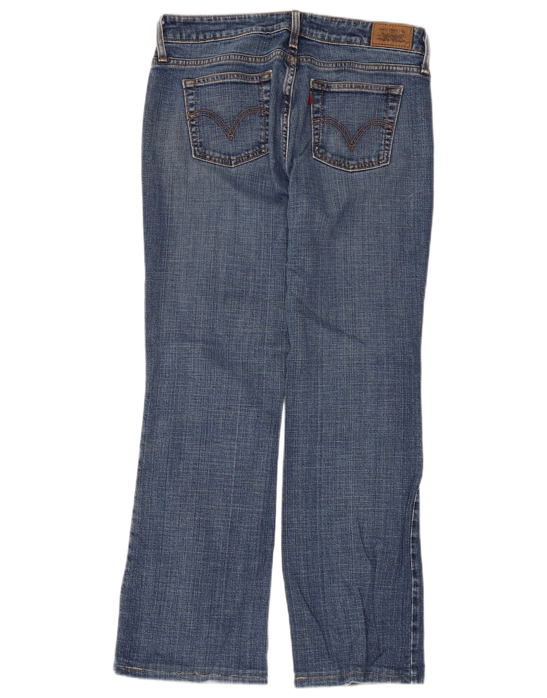 Женские джинсы Levi's 545 Low Bootcut США 6, средние W32 L28, синие, хлопок