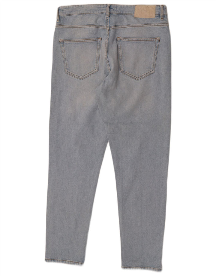 Мужские узкие джинсы ZARA EU 42, большие W32 L30, синие