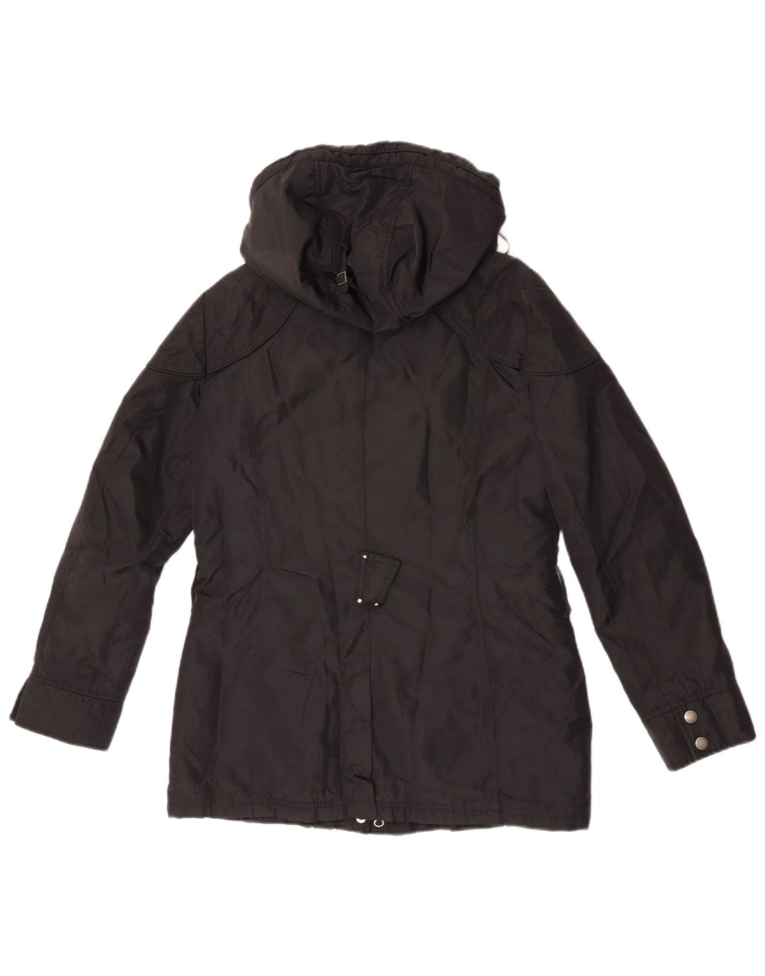 Женская парка Barbour с капюшоном UK 10, маленькая, черная