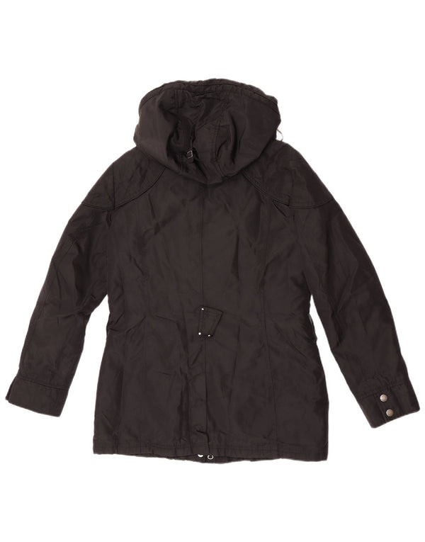 Женская парка Barbour с капюшоном UK 10, маленькая, черная