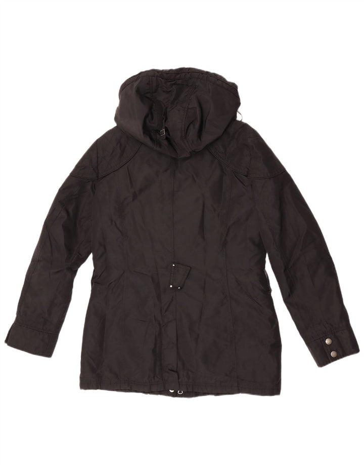 Женская парка Barbour с капюшоном UK 10, маленькая, черная