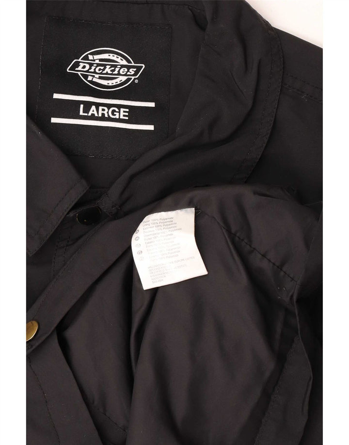 Мужская куртка-бомбер Dickies UK 40, большая, черная, полиамид