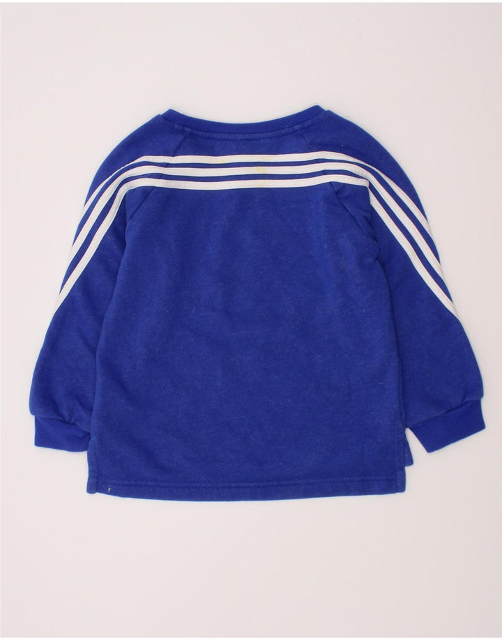 Свитшот Adidas для мальчиков 3-4 лет, синий хлопок