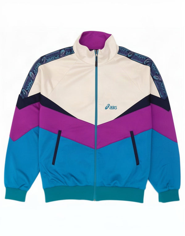 Мужской спортивный костюм Asics с графическим рисунком IT 54 XL разноцветный с цветными блоками