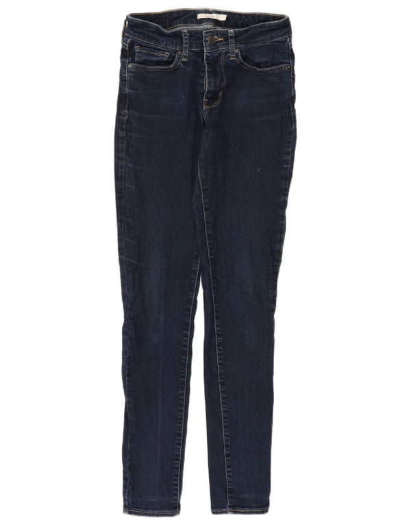 Женские джинсы скинни Levi's 711 W27 L32 Темно-синие, хлопок