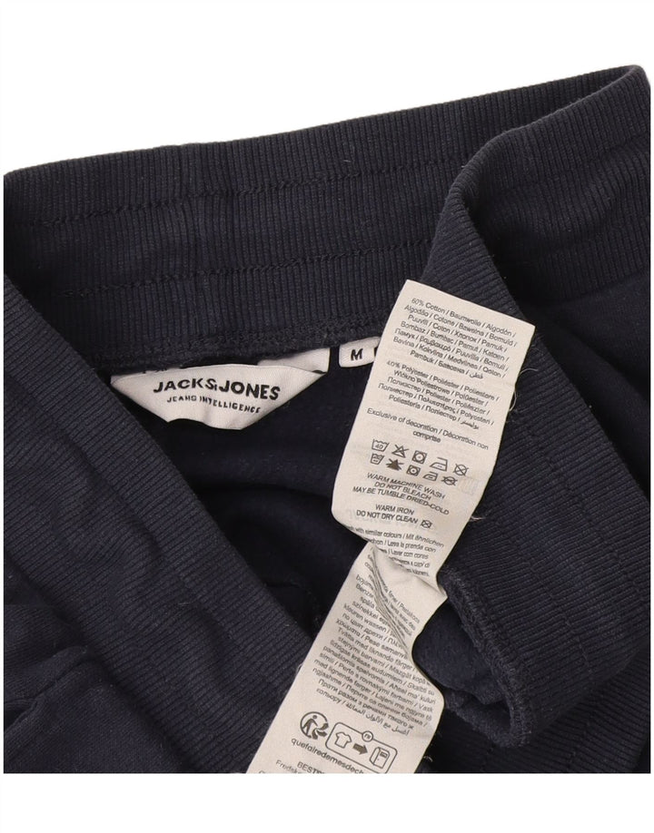 Мужские спортивные брюки с рисунком Jack & Jones, джоггеры, средние, темно-синие