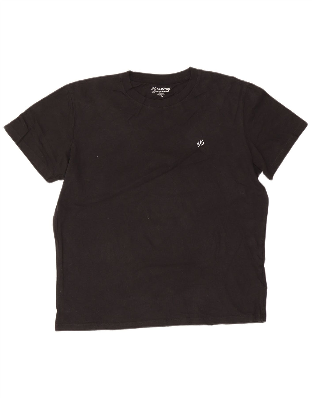 Мужская футболка Jack & Jones, большой черный хлопок