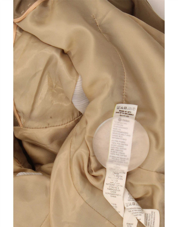 Женский тренч Marks & Spencer Autograph UK 14, большой бежевый