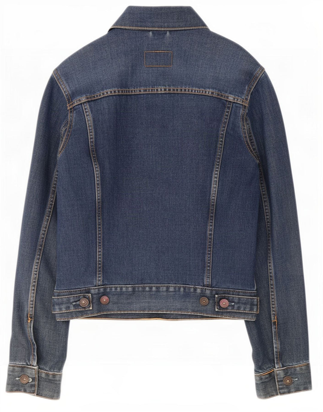 Джинсовая куртка Levi's для девочек 11-12 лет, хлопковая ткань среднего синего цвета