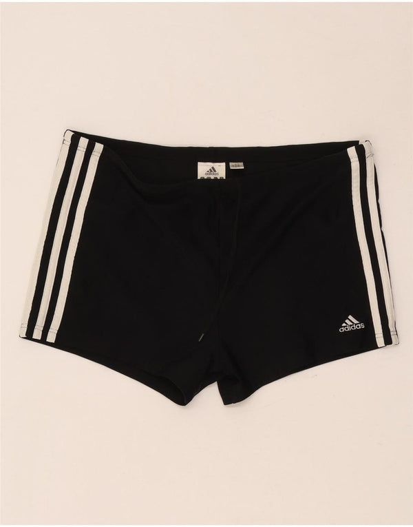 Женские спортивные шорты Adidas UK 18 XL, черный нейлон