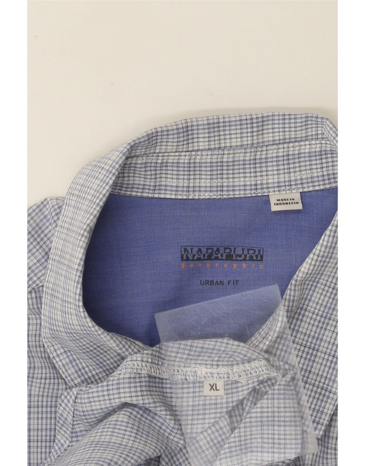 NAPAPIJRI Мужская рубашка городского кроя XL синяя клетка