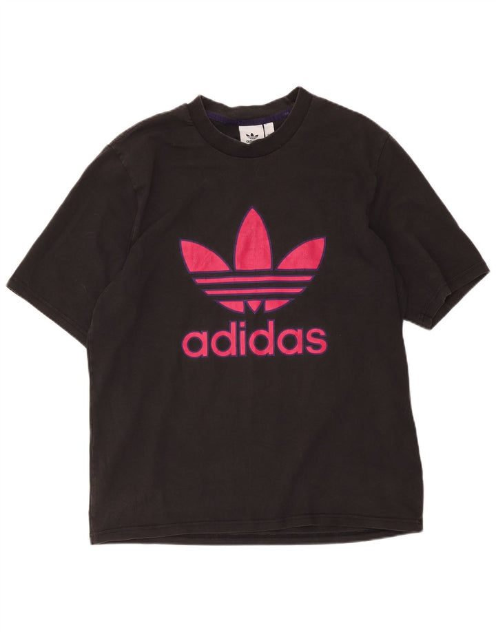 Мужская футболка с рисунком Adidas Top Medium Black Cotton