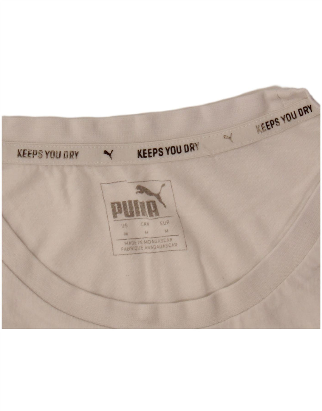 Мужская футболка с рисунком Puma, средний белый