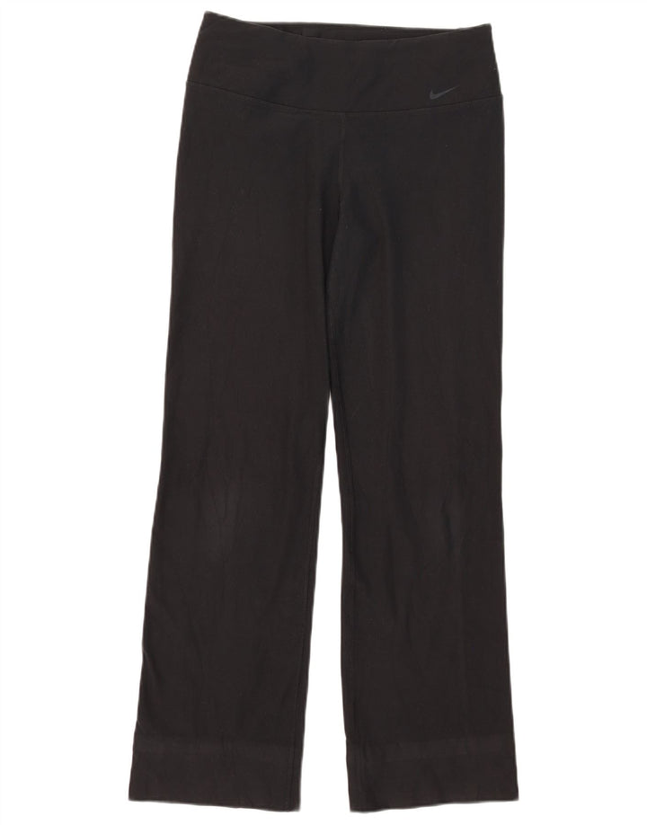 Женские спортивные брюки Nike Dri Fit UK 12, средний черный полиэстер