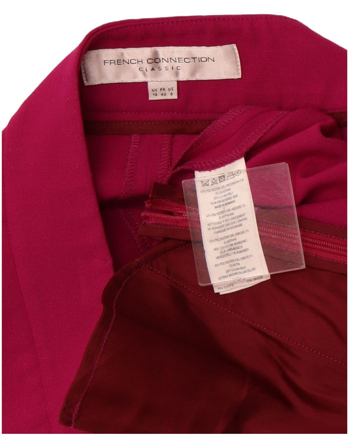 Женские повседневные брюки FRENCH CONNECTION UK 12, средние W32 L26, розовые