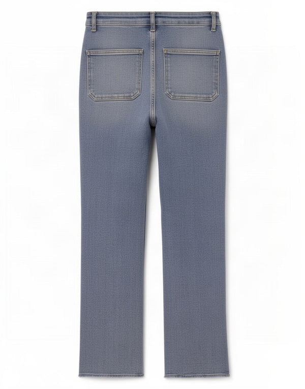 Женские прямые джинсы Zara EU 34 2XS W24 L26, синий хлопок