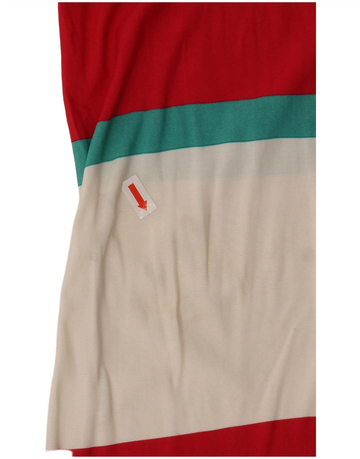 Женское базовое платье без рукавов Byblos, Великобритания, 10 маленьких разноцветных полосок