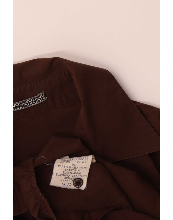 Женское боди-рубашка Liu Jo IT 42 Medium Brown