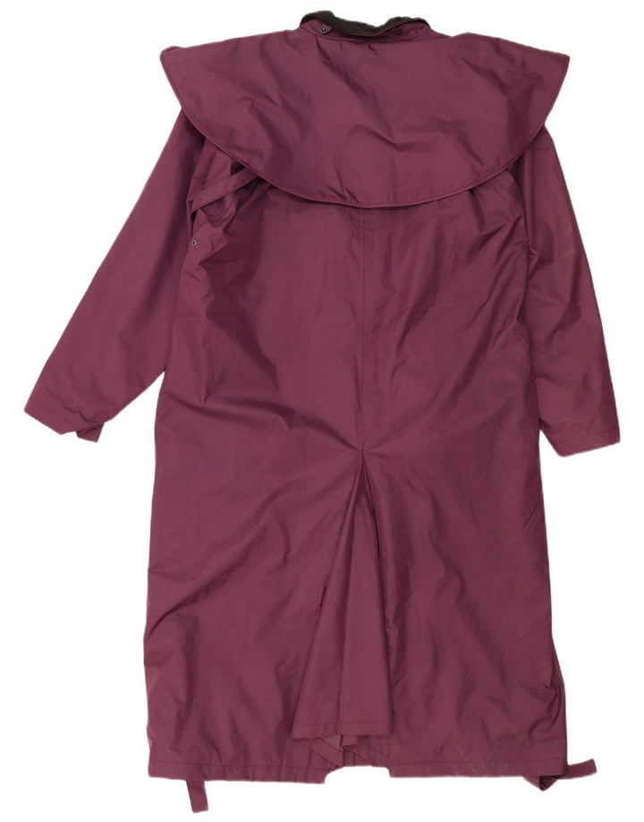 COUNTRY ESTATE Женское пальто-накидка оверсайз UK 16, большой фиолетовый полиэстер