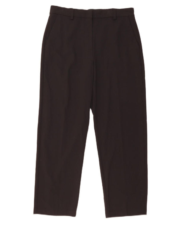 Женские короткие костюмные брюки Marks & Spencer UK 14, большие W32 L27, черные