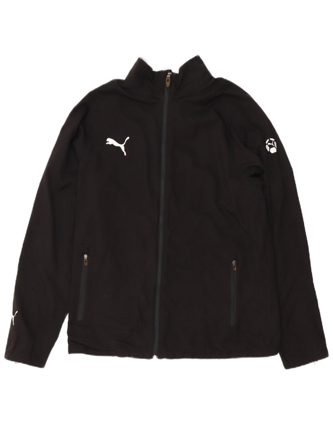 Мужская спортивная куртка PUMA, средний черный полиэстер