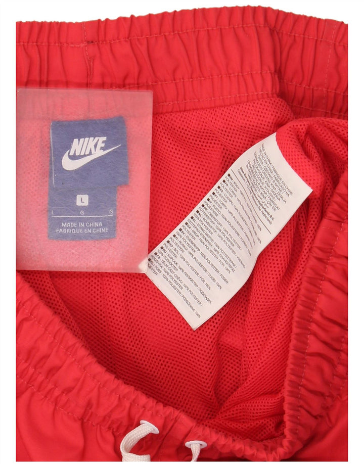 Мужские шорты для плавания Nike, большие красные, полиэстер