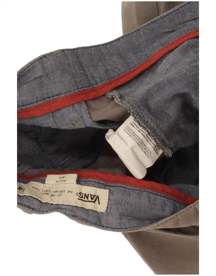 Мужские шорты чинос Vans W34, большие серые, хлопок