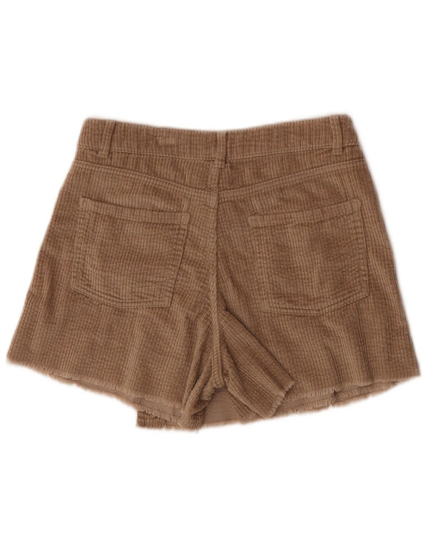 Вельветовые повседневные шорты Zara для девочек 13–14 лет W29, коричневый хлопок