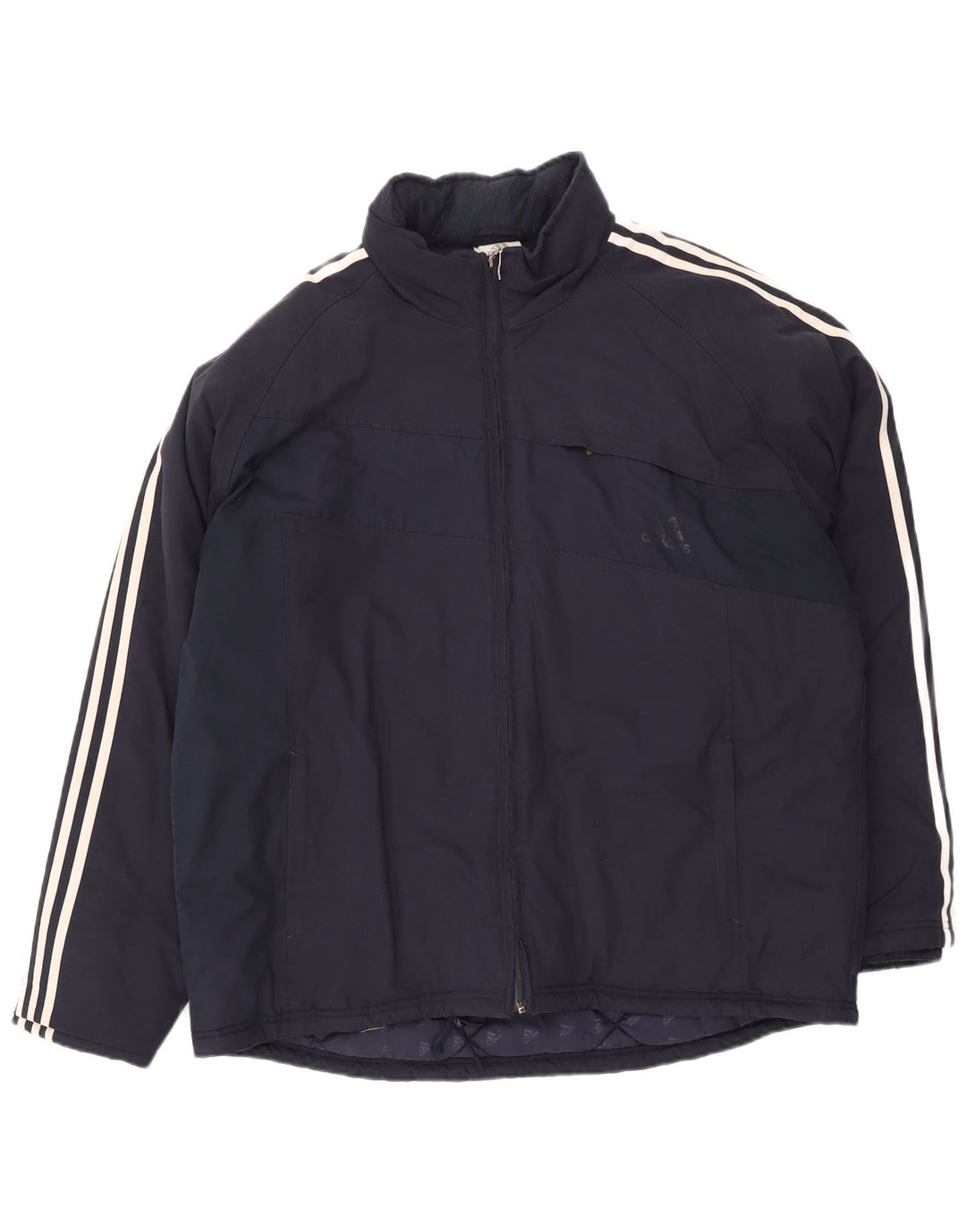 Мужская утепленная куртка Adidas UK 42 XL Темно-синий полиэстер