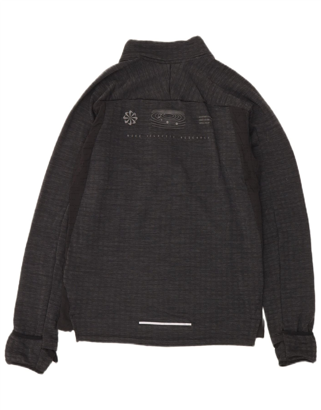 Мужская спортивная куртка Nike, маленький черный полиэстер с крапинками