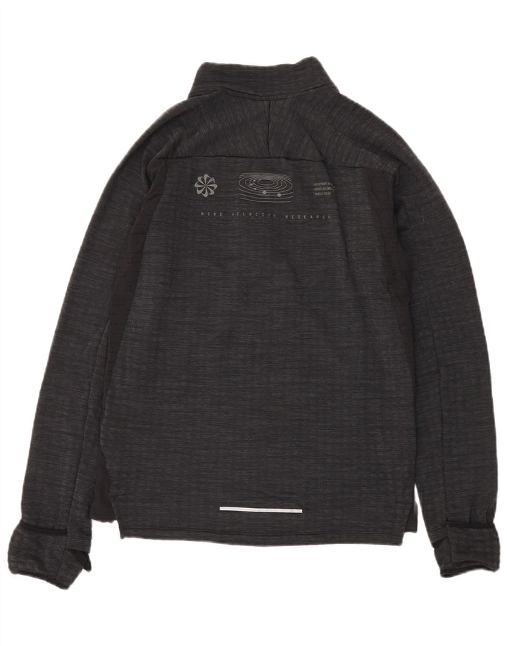 Мужская спортивная куртка Nike, маленький черный полиэстер с крапинками