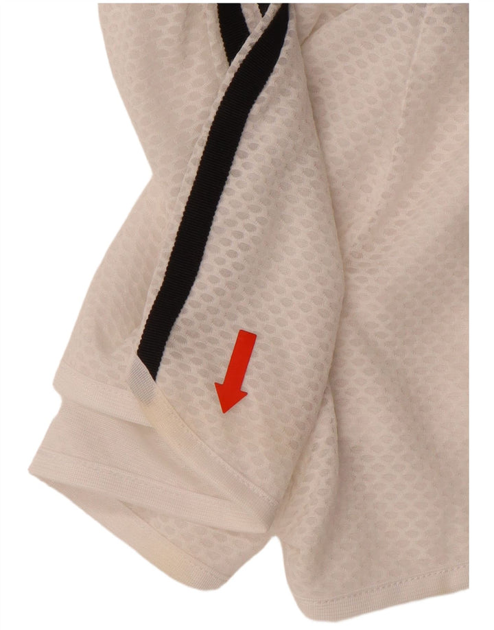 Женские спортивные шорты ADIDAS UK 8, маленькие белые, полиэстер