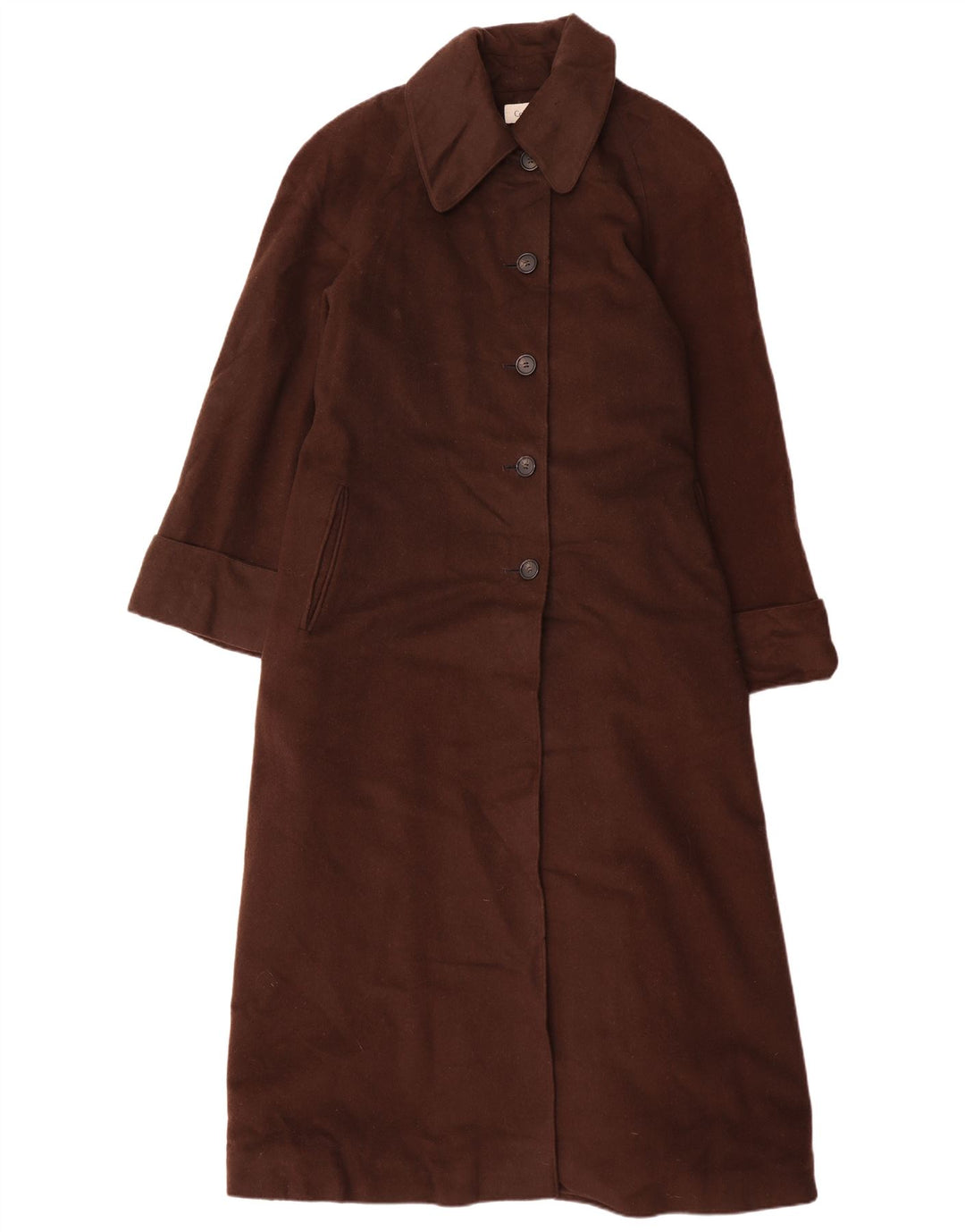 Женское пальто оверсайз Calvin Klein US 14 XL, коричневая шерсть