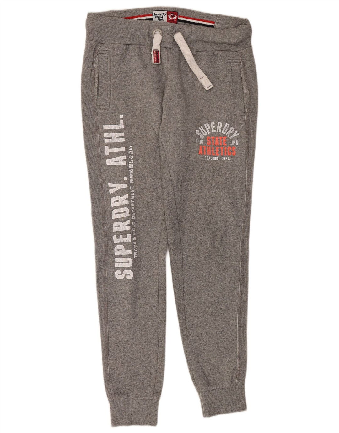 Женские спортивные брюки Superdry Joggers UK 16, большой серый хлопок