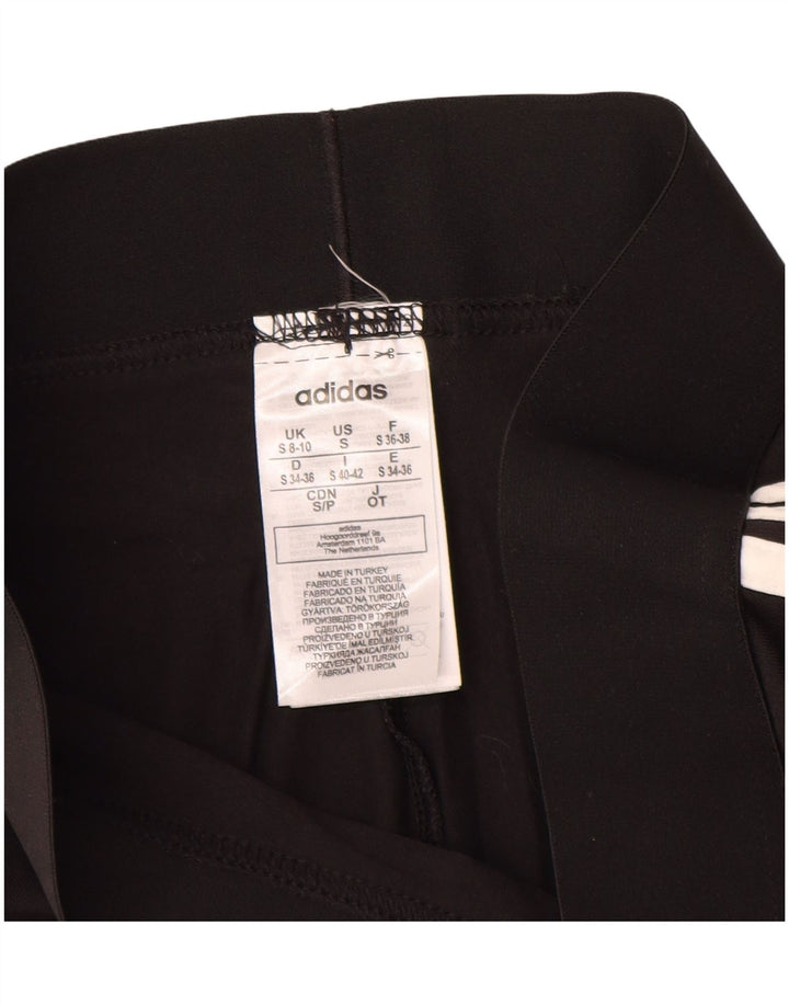 Женские леггинсы ADIDAS UK 8/10, маленькие, черные, хлопковые