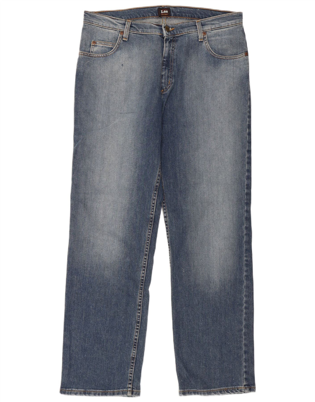 Мужские прямые джинсы Lee Brooklyn W36 L32, синий хлопок