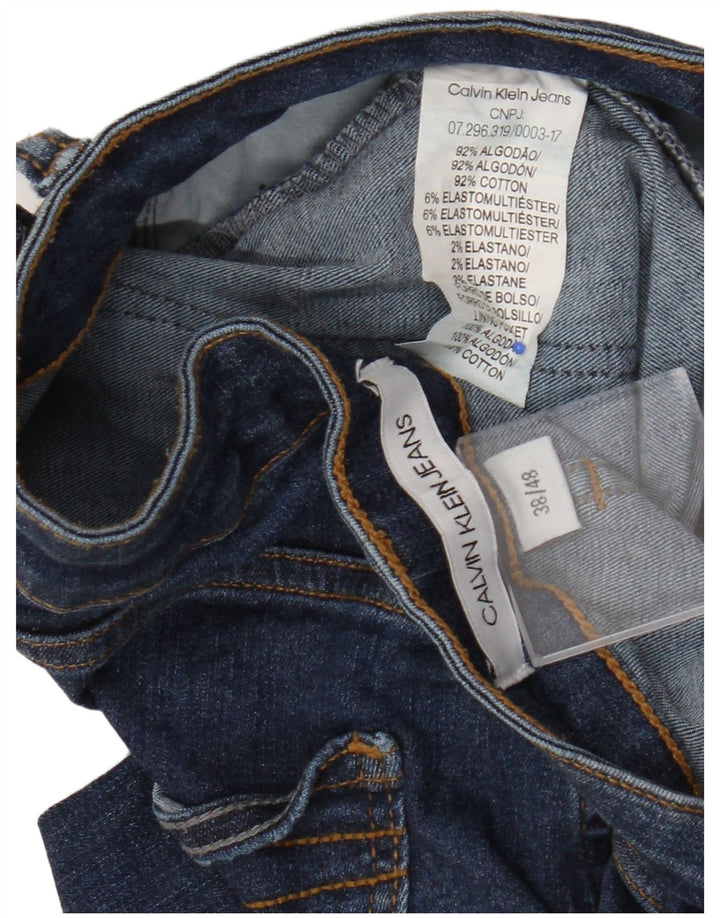 Мужские прямые джинсы Calvin Klein IT 48 Medium W38 L33 Темно-синие
