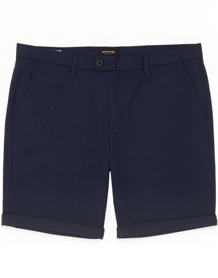 Мужские шорты чинос Jack & Jones, большие W34, темно-синие, полиэстер