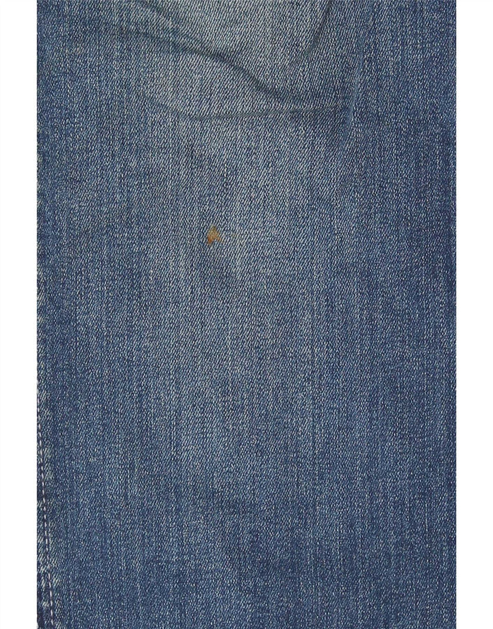 Мужские узкие джинсы Hugo Boss W34 L32 синие, хлопок