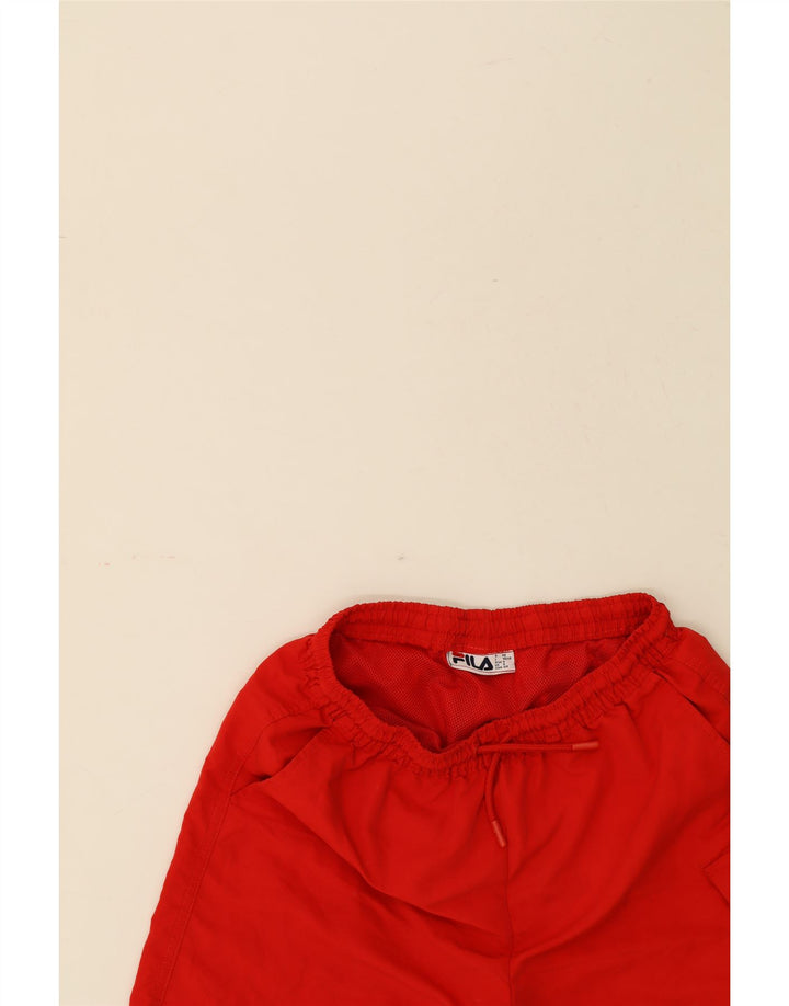FILA Mens Sport Shorts  Small  Red Polyester Vintage Fila and Second-Hand Fila from Messina Hembry 