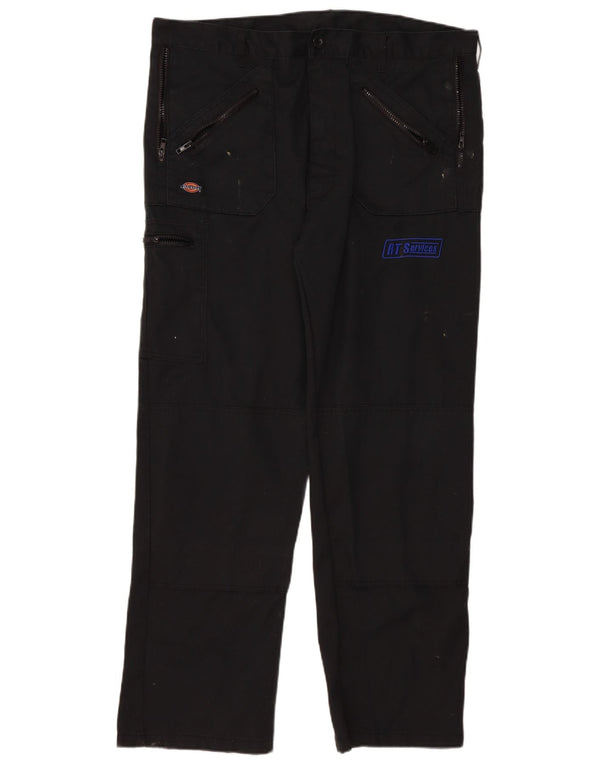 Мужские прямые брюки-карго Dickies W38 L31, черный полиэстер