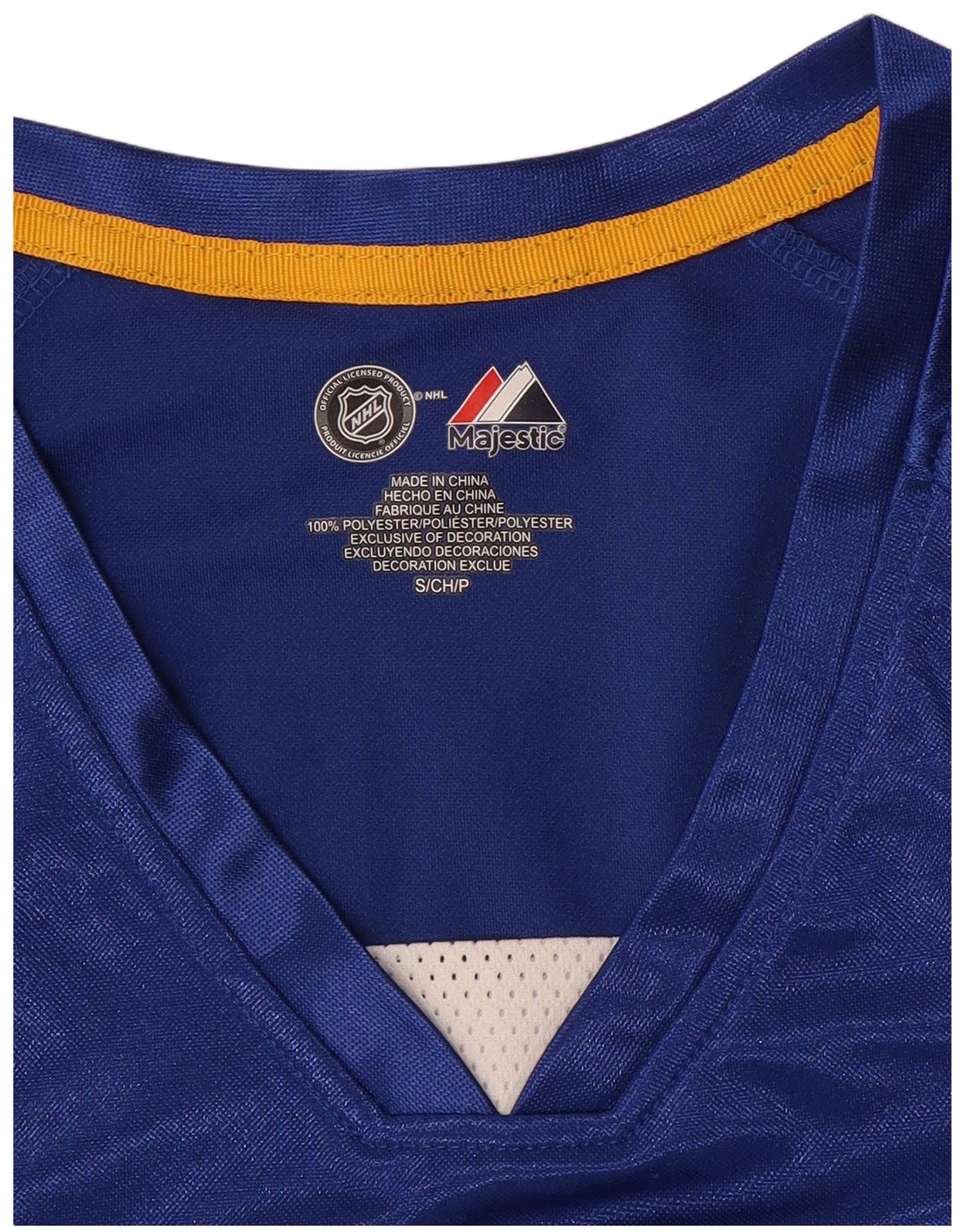 Женская футболка MAJESTIC St. Louis Blues с рисунком Top UK 10, маленькая синяя