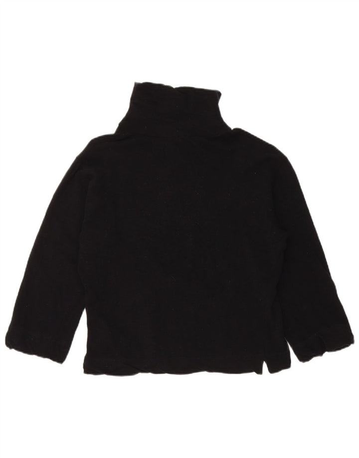 Женский укороченный джемпер с высоким воротником PINKO с рукавом 3/4, UK 14, средний черный