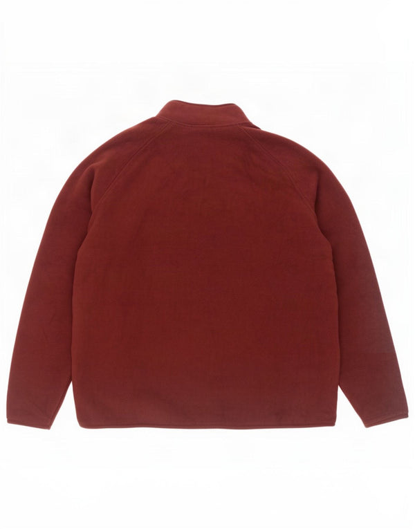 Женская флисовая куртка Marks & Spencer UK 22 3XL бордовый полиэстер