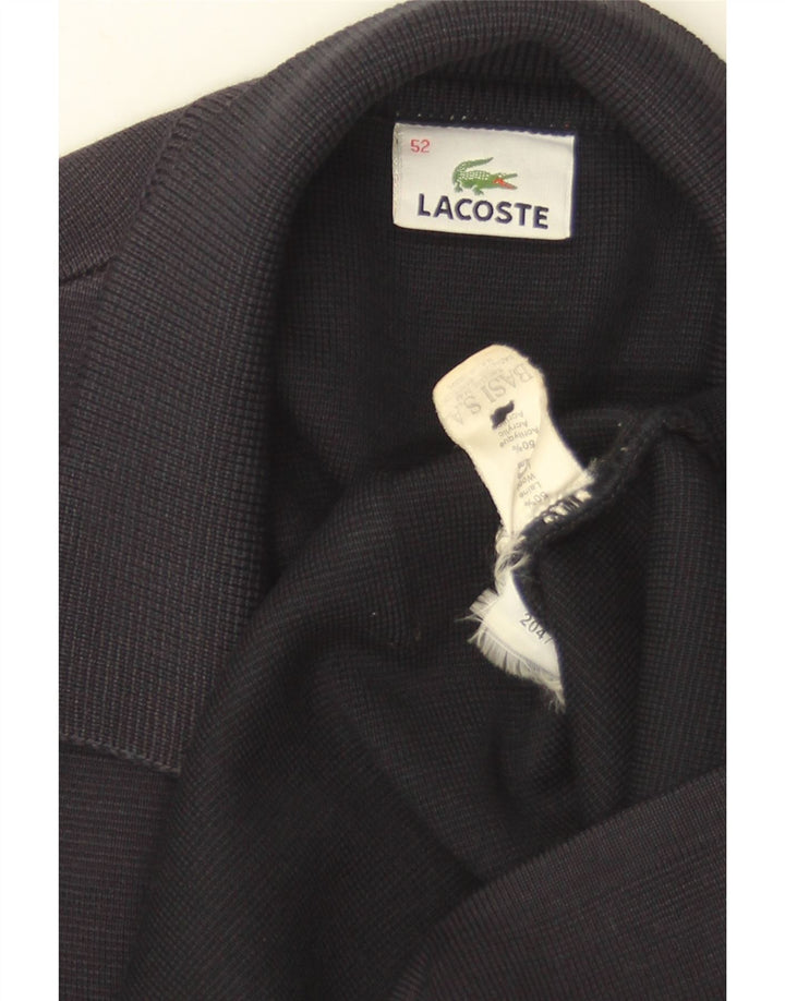 Мужской кардиган Lacoste IT 52, темно-синий, шерсть