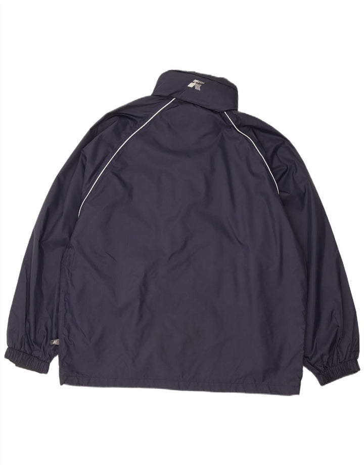 K-WAY Mens Rain Jacket UK 42 XL Navy Blue Polyamide