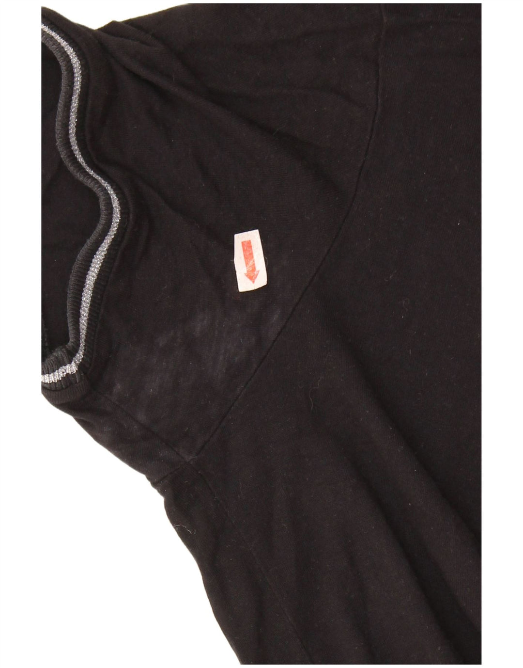 Женская футболка оверсайз с рисунком GUESS UK 6 XS, черная