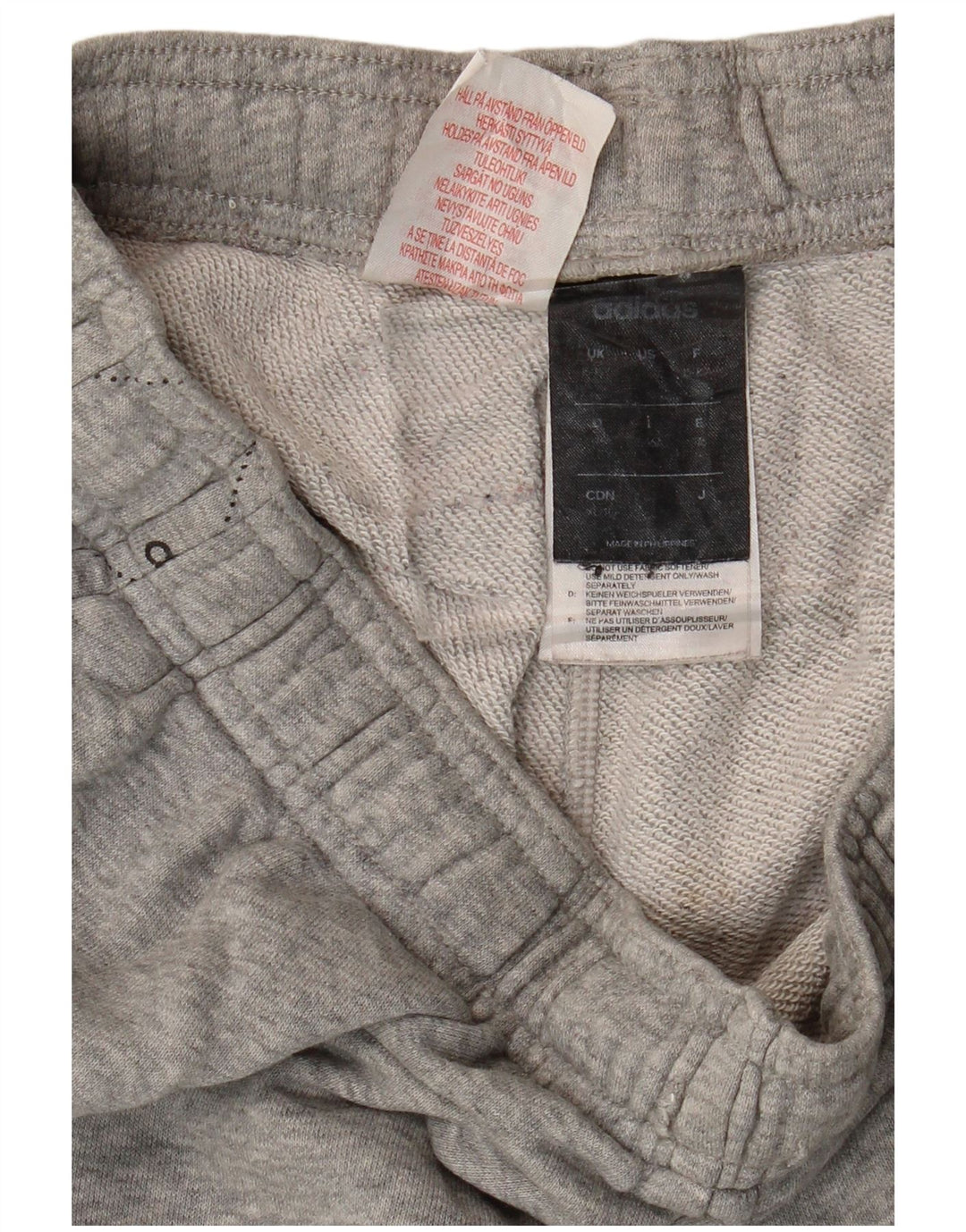 ADIDAS Спортивный костюм с графическим рисунком для мальчиков, брюки для бега, 15–16 лет, серый хлопок